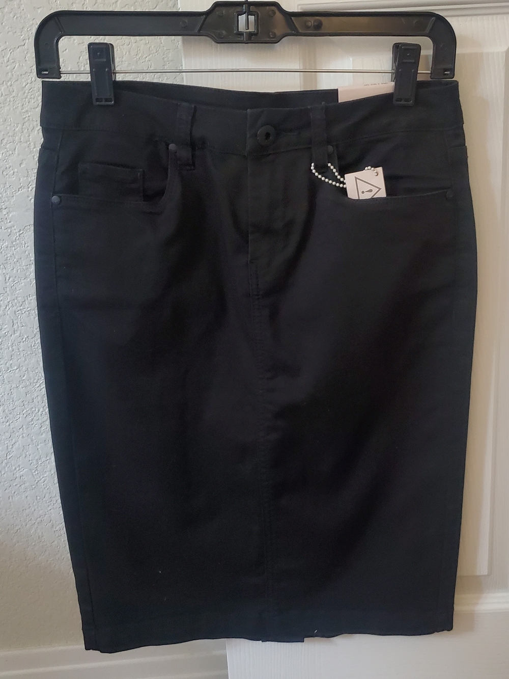 Blank NYC Women's Black Pencil Skirt